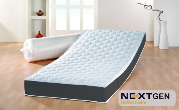 Next Gen Reflex Foam Sprung Mattress 7” Depth-Black Border