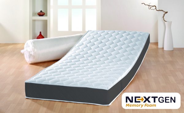 Next Gen Memory Foam Sprung Mattress 7” Depth-Black border