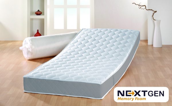 Next Gen Memory Foam Sprung Mattress 7” Depth - Grey Border