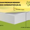 Pure Foam Classic Memory Mattress 8” (6+2) Depth